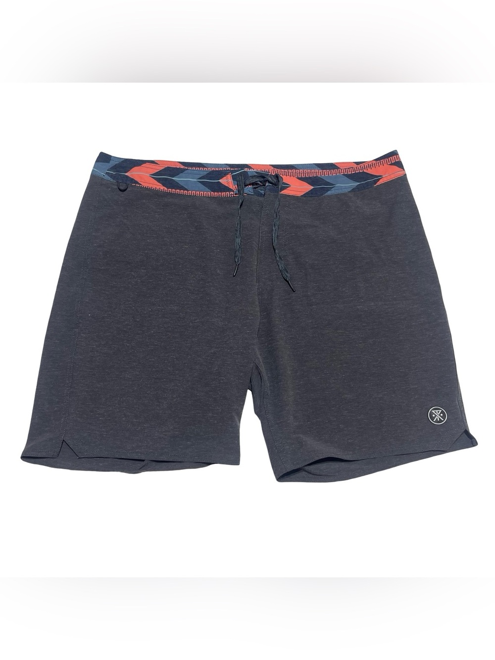Roark Passage 18" boardshorts Geometric Multicolor Waistband Men’s 36 Swim Surf
